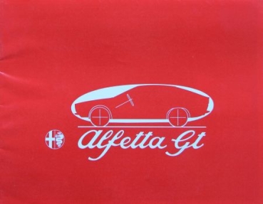 Alfa Romeo Alfetta GT Modelprogram 1976 Carbrochure (6880)